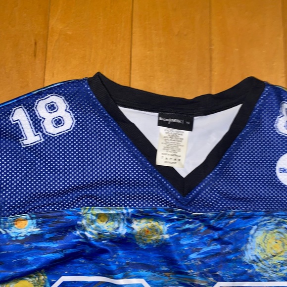 BLACKMILK CLOTHING touchdown jersey XS Van Gogh - Picture 2 of 3